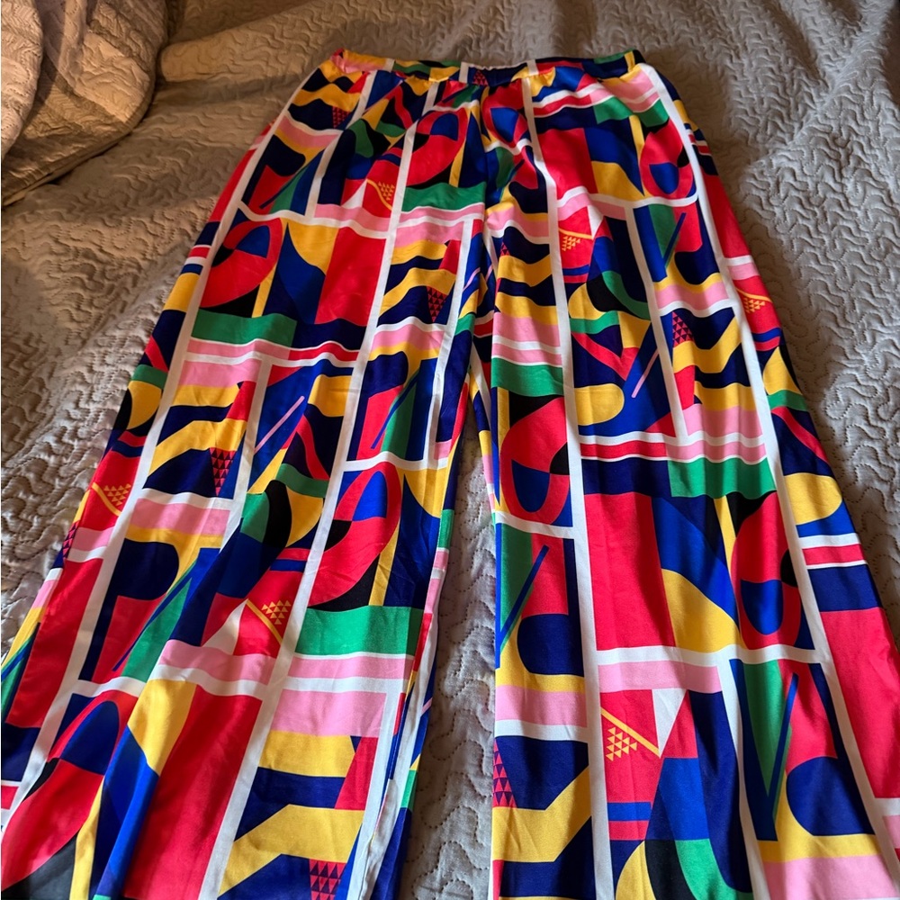 Colorful Geometric Women's Pants
